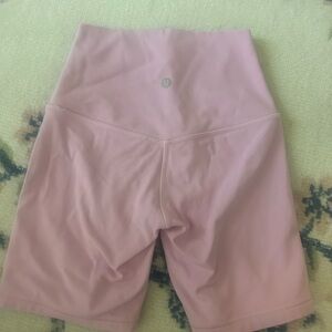 lululemon athletica Soft Pink Bike Shorts